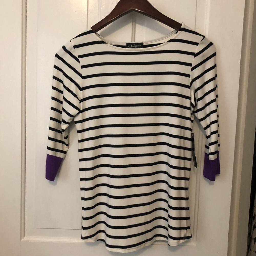 Colette Black and White Top